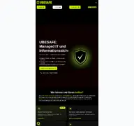 Kleine Seitenvorschau von ubesafe.de