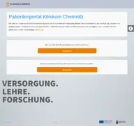 Kleine Seitenvorschau von patientenportal.skc.de