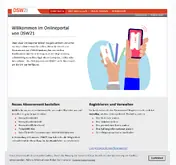 Kleine Seitenvorschau von meinabo.dsw21.de