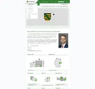 Kleine Seitenvorschau von landesvertretung.sachsen.de