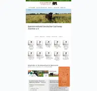 Kleine Seitenvorschau von galloway-deutschland.de