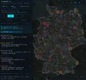 Kleine Seitenvorschau von brdmap.de