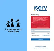 Kleine Seitenvorschau von iserv.ludgerusschule-rhede.de