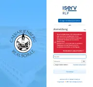 Kleine Seitenvorschau von iserv.realschule-calvarienberg.de