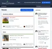 Kleine Seitenvorschau von shia-forum.de