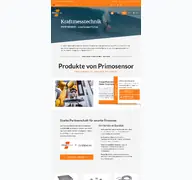 Kleine Seitenvorschau von primosensor.de