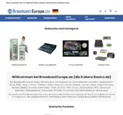 Kleine Seitenvorschau von broadcasteurope.de