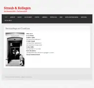 Kleine Seitenvorschau von straub-kollegen.de