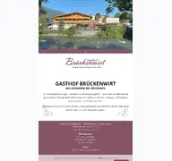 Kleine Seitenvorschau von brueckenwirt-spittal.at