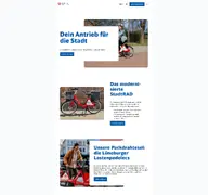 Kleine Seitenvorschau von stadtradlueneburg.de