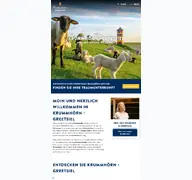 Kleine Seitenvorschau von greetsiel.de