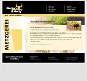 Kleine Seitenvorschau von metzgerei-stetter.de