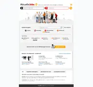 Kleine Seitenvorschau von aktuelle-jobs.de