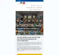 Kleine Seitenvorschau von gleichstellung.uni-bonn.de
