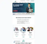 Kleine Seitenvorschau von universal-inkasso.de