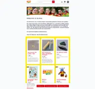 Kleine Seitenvorschau von shop.asj.de
