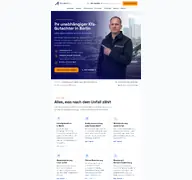 Kleine Seitenvorschau von accidentright.de