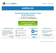 Kleine Seitenvorschau von wettwr.de