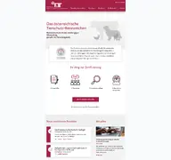 Kleine Seitenvorschau von tierschutzkonform.at