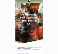 Kleine Seitenvorschau von tierschutzverein-schwaan.de