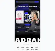 Kleine Seitenvorschau von adbaker.de
