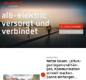 Kleine Seitenvorschau von alb-elektric.de