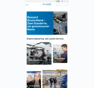 Kleine Seitenvorschau von bossard.com