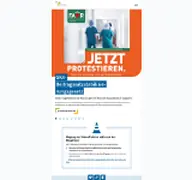 Kleine Seitenvorschau von albertinen-krankenhaus.de