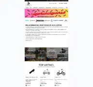 Kleine Seitenvorschau von 2rad-laden.de