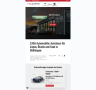 Kleine Seitenvorschau von casa-automobile.de