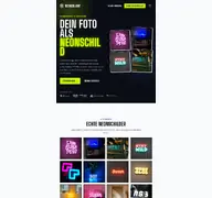 Kleine Seitenvorschau von neondelight.de