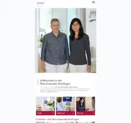 Kleine Seitenvorschau von rheumapraxis-rt.de