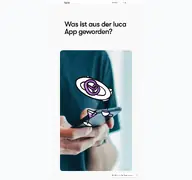 Kleine Seitenvorschau von luca-app.de