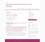 Kleine Seitenvorschau von dr-bohlmann.de
