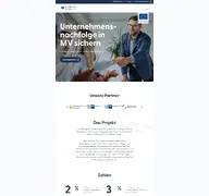 Kleine Seitenvorschau von nachfolgezentrale-mv.de