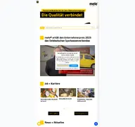 Kleine Seitenvorschau von mele.de