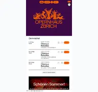 Kleine Seitenvorschau von opernhaus.ch