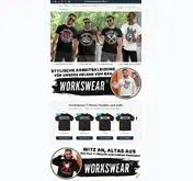 Kleine Seitenvorschau von workswear.de