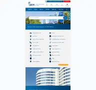 Kleine Seitenvorschau von ukm.de