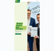 Kleine Seitenvorschau von gruene-landtag-bw.de