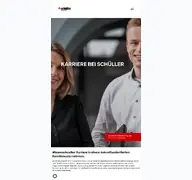 Kleine Seitenvorschau von karriere.schueller.de