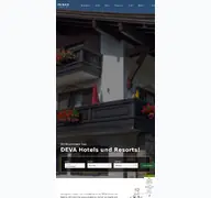 Kleine Seitenvorschau von devahotels.de