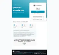 Kleine Seitenvorschau von gruene-stunde.de