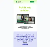 Kleine Seitenvorschau von gruene-webseiten.de