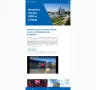 Kleine Seitenvorschau von mdr-die-studiotour.de