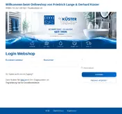 Kleine Seitenvorschau von shop.friedrich-lange.de