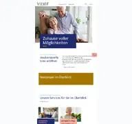 Kleine Seitenvorschau von vilvif.de