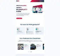 Kleine Seitenvorschau von pflegekraft-mehralseinberuf.de