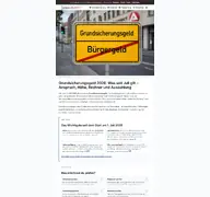 Kleine Seitenvorschau von grundsicherungsgeld.de