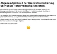 Kleine Seitenvorschau von grundsteuerwert.de